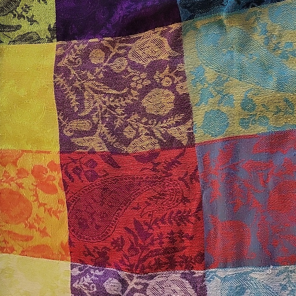 Multi-color Mid-weight Scarf - Picture 3 of 4
